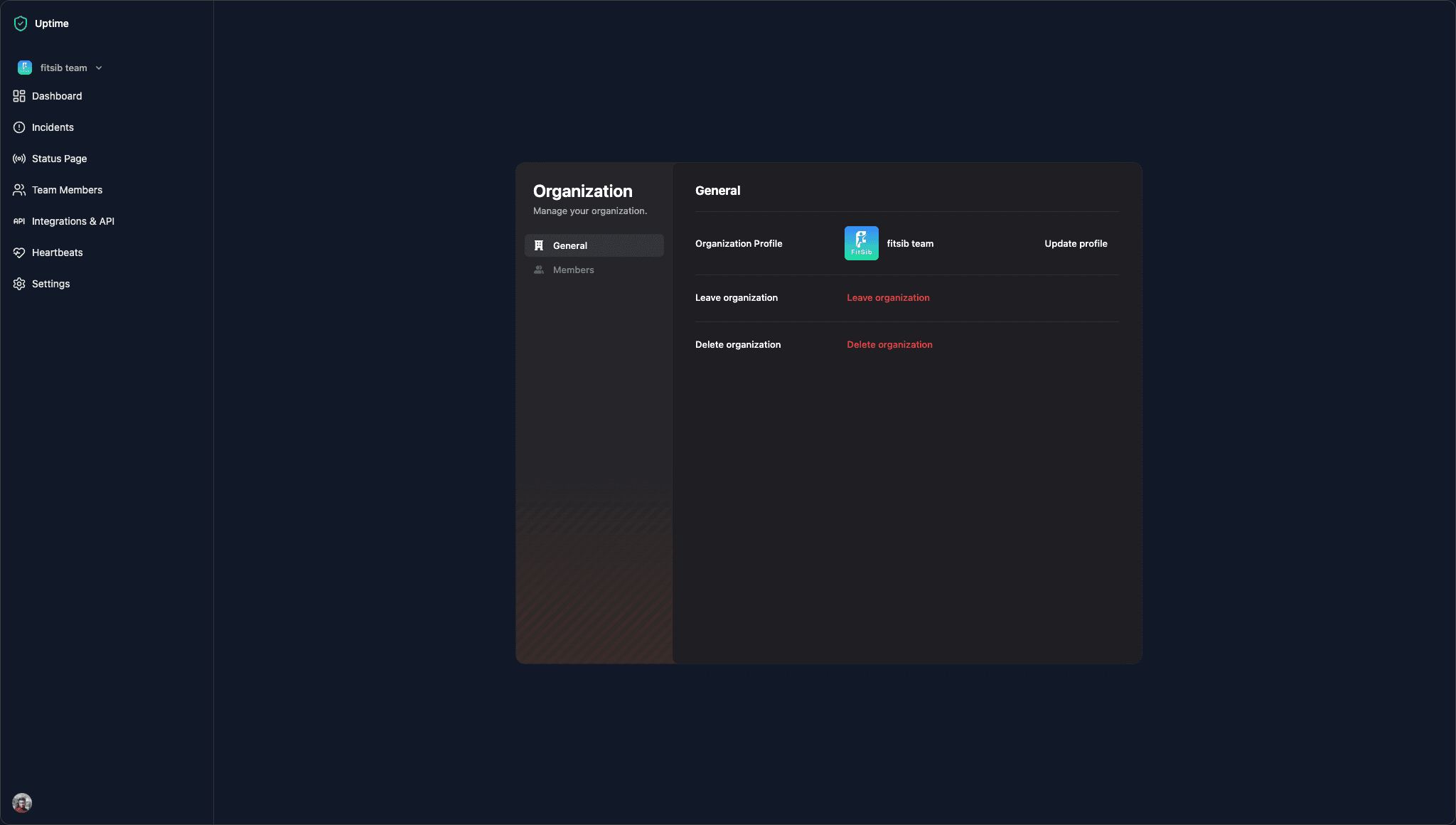 Uptime Screenshot 5