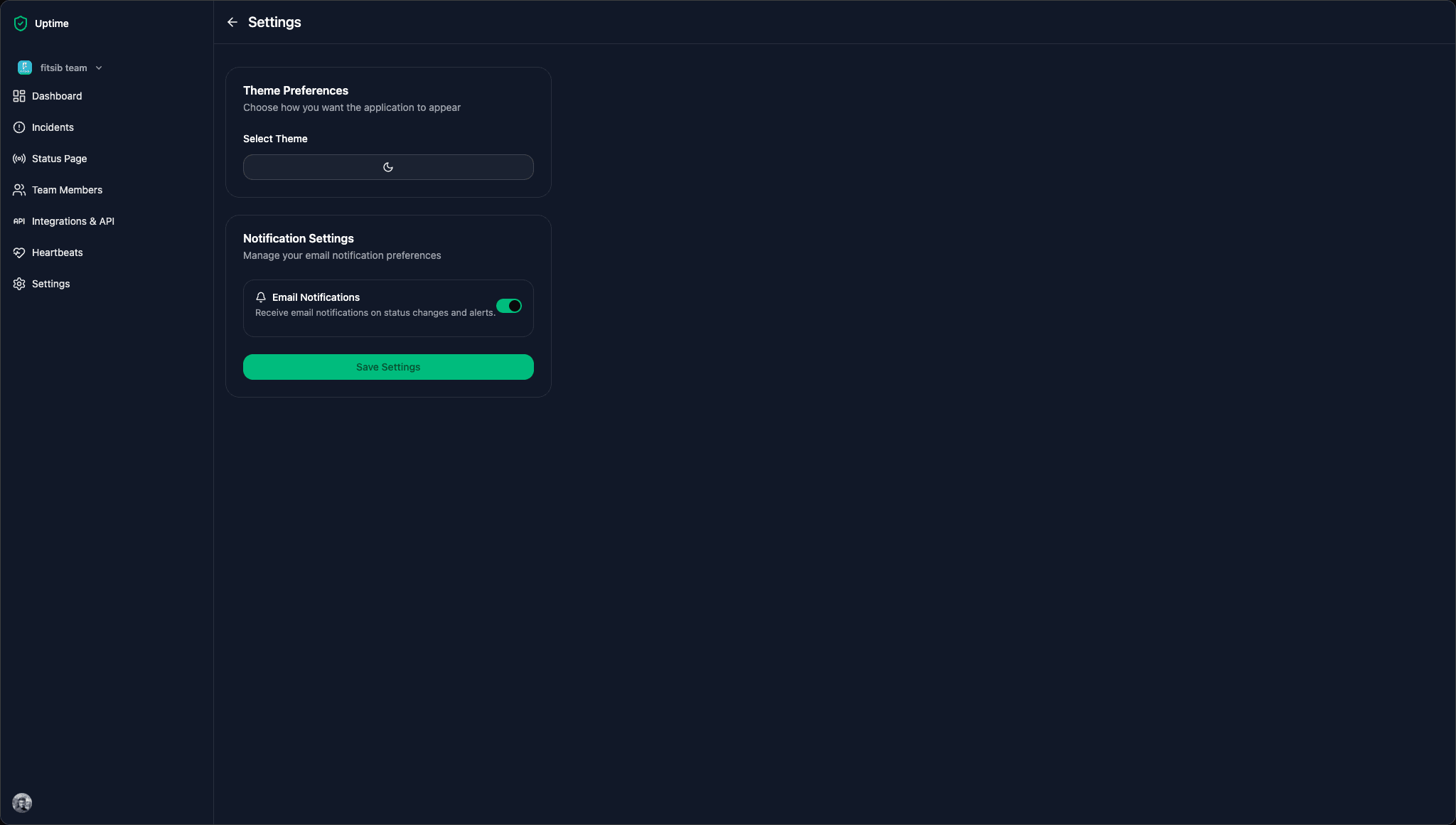 Uptime Screenshot 7