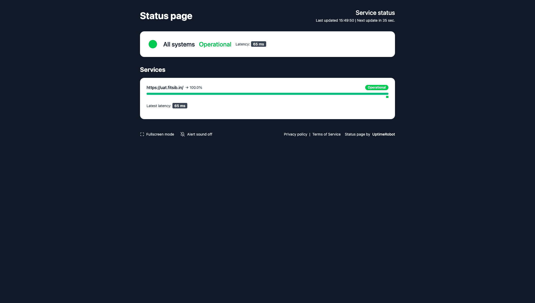 Uptime Screenshot 8